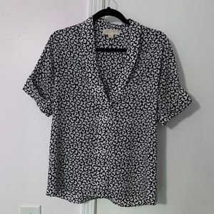 Michael Kors Butterfly Print Blouse